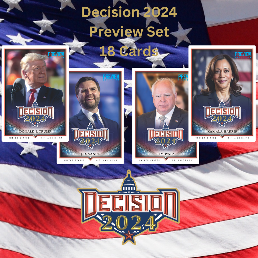 Decision 2024 Preview Set Decision Trading Cards